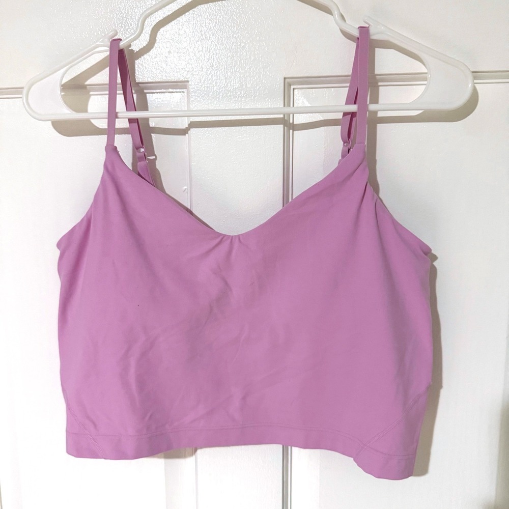 Lululemon Align Tank Top C/D Cup Wisteria Purple Nulu Size 10 LW1EU0S
